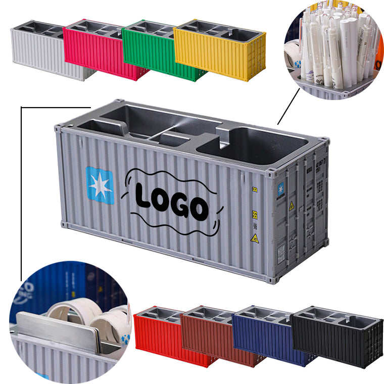 Shipping Container Model Pen Holder