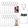 Acrylic Photo Frame Keychain Holder