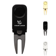 Magnetic Golf Divot Repair Tool w/Ball Marker & Cigar Holder