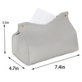 Full Color PU Leather Tissue Box