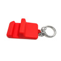 Travel Outdoor Portable Silicone Phone Holder Keychain