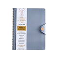 Weekly Calendar A5 Soft Leather Buckle Coil Notebook
