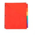 Binder Dividers With Tabs And Pockets 6 Pack