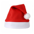 Christmas Cozy Plush Red And White Holiday Hat