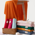 Cashmere Feel Large Thick Scarf With Tassel