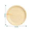 10" Round Palm Leaf Plates