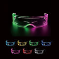 Futuristic LED Light Up Glasses