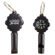 Compass Whistle Keychain