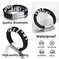 Gothic/Retro Multi-Strand Braided Leather Bracelet