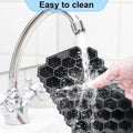 Honeycomb Pattern Silicone Ice Cube Tray With Lid