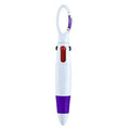 Retractable Shuttle Pens With Carabiner Clip
