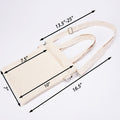 Multi-compartment Tote Canvas Bag
