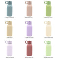 Silicone Handheld Straw Water Bottle With Spout Lid (450Ml)