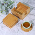 Bamboo Puzzle Coaster Set