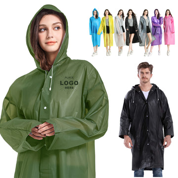 Reusable EVA Rain Ponchos