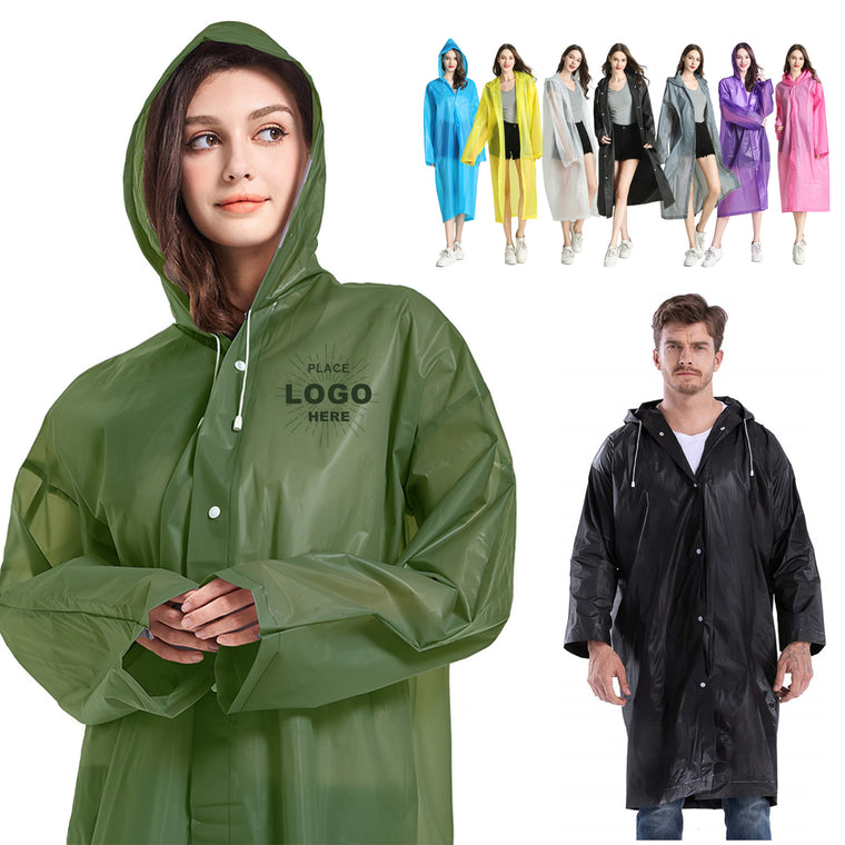Reusable EVA Rain Ponchos