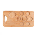 Wooden Rectangular Tequila Cup Tray