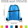 Cinch Bag Sackpack With Zipper For School Yoga Sport Gym