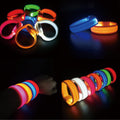 Led Glow Wristband With Velcro Closure