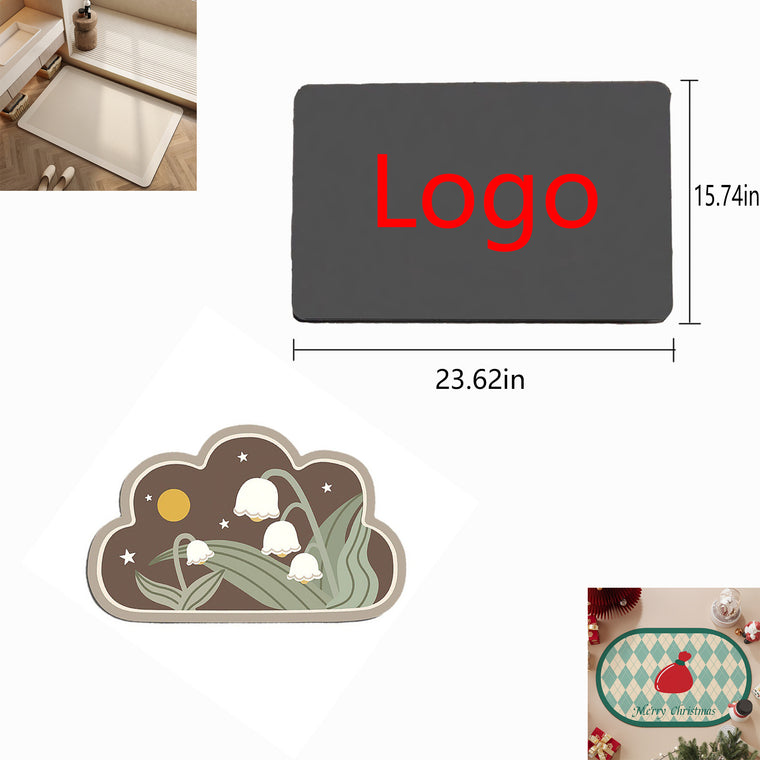 Customizable Quick-Drying Non-Slip Bathroom Mat