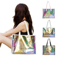 Clear Iridescent PVC Tote Bag