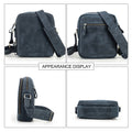 Vintage Crazy Horse Cowhide Men's Crossbody Bag