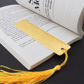 Brass Bookmark Ruler With Tassel