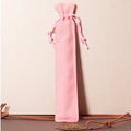 Double-Sided Flannel Drawstring Closure Pen Pouch