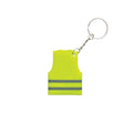 PVC Reflective Vest Keychain