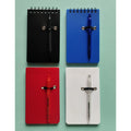 Pocket Sized Spiral Jotter Notepad Notebook with Pen