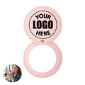 Pu Leather Rotating Round Portable Dressing Mirror