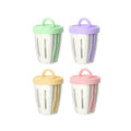 Plastic Fresh Fruit Salad Storage Cup W/ Lid & Folding Fork
