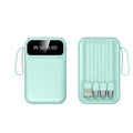 10000mAh Portable Charger with Built in Cable