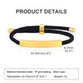 Personalized Milan Rope Bracelets