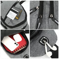 Travel Shoulder Crossbody Sling Backpack Earphone Hole