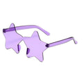 Star Shaped Rimless Sunglasses for Traveling