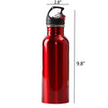 Single Walled Stainless Steel Sports Water Bottle