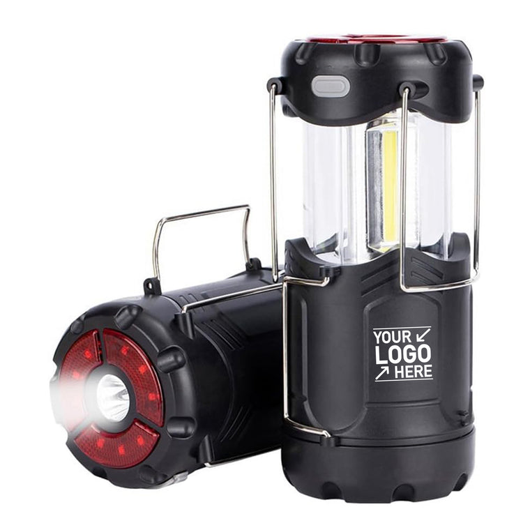 2-In-1 Led Camping Light With Flashlight And Magnetic Base