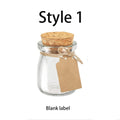 3.4 OZ Yogurt Jar Mason Jar Glass Jar With Cork Lids & Label