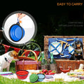 Collapsible Silicone Dish for Pet Food Wate