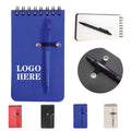 Pocket Sized Spiral Jotter Notepad Notebook with Pen