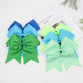 8" Cheer Bow Hair Tie, Ribbon Headband For Girls