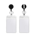 Clear Vertical Id Badge Holder With Lanyards