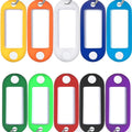 Plastic Key Tags With Split Ring Label Window