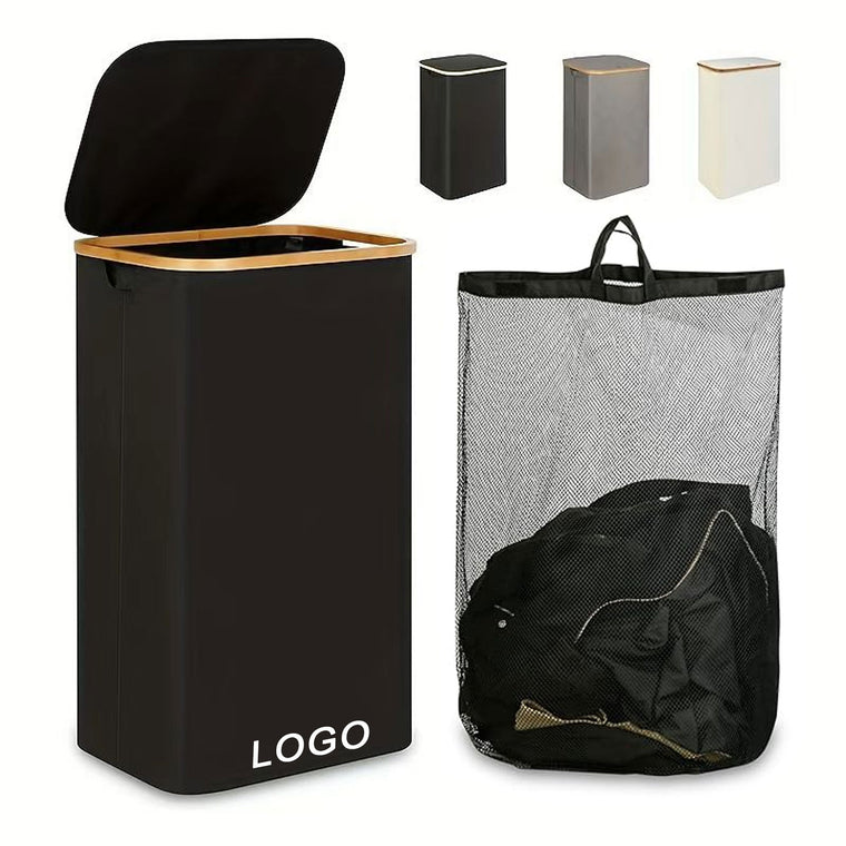 110L Large Laundry Hamper with Handle and Lid