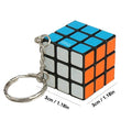 Mini Puzzle Cube With Keychain