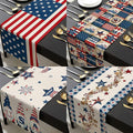 Decor Tablecloth Full Color Imprint Linen Table Runner