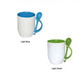 12Oz Ceramic Cup With Spoon