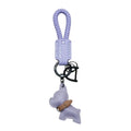 Cute Leather Bulldog Keychain For Purse Handbag Backpack Bag