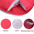 Pure Color Insulated Tortilla Warmer Pouch Pizza Holder